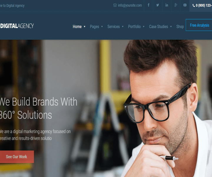 Digital Agency Website Design