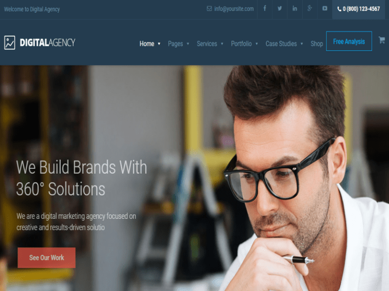 Digital Agency Website Design
