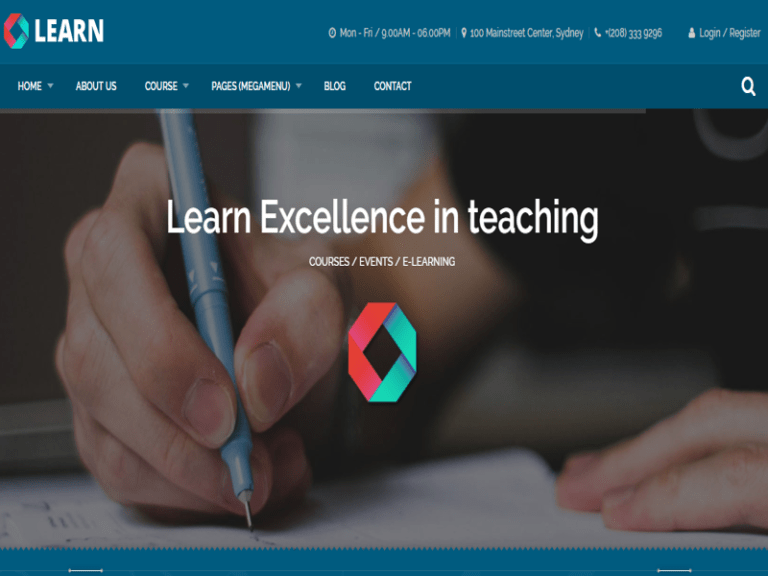 Education LMS Website Preview