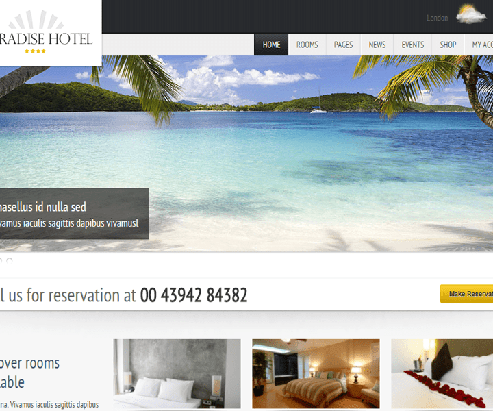 Hotel Booking Website Design