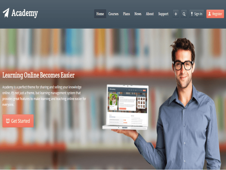 Online Academy Website