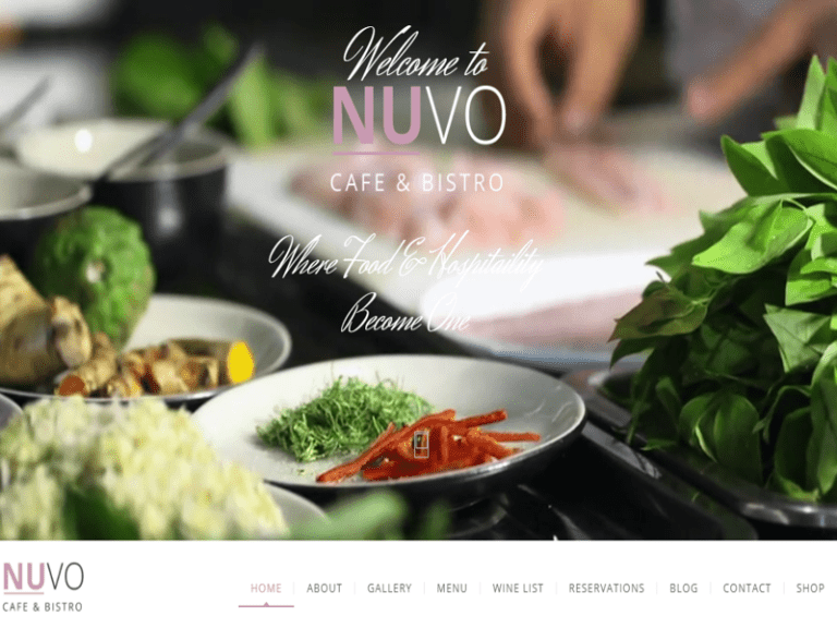 Cafe Website Design Development