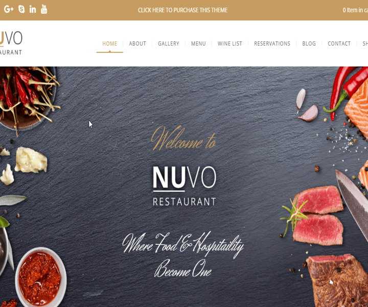 Restaurant Website Design