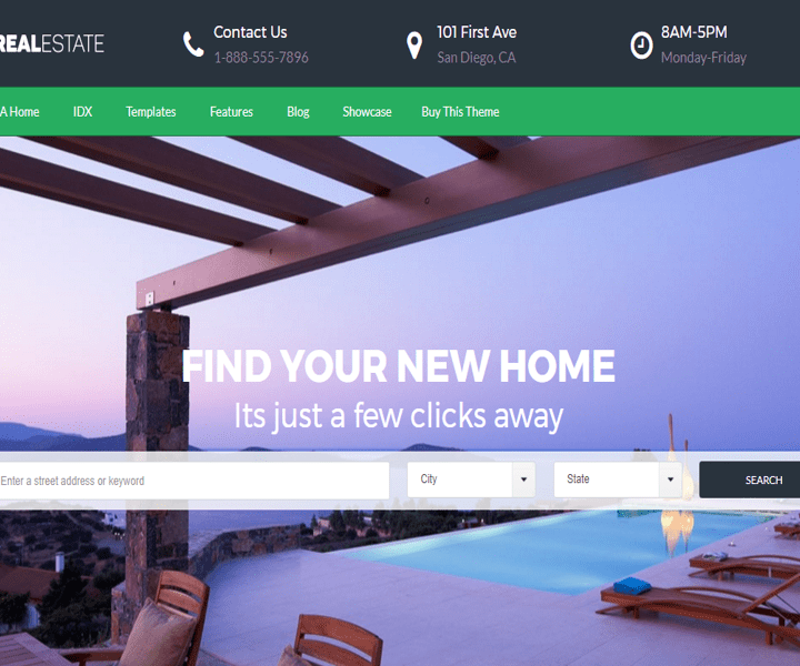 Real Estate Management Portal Property Website