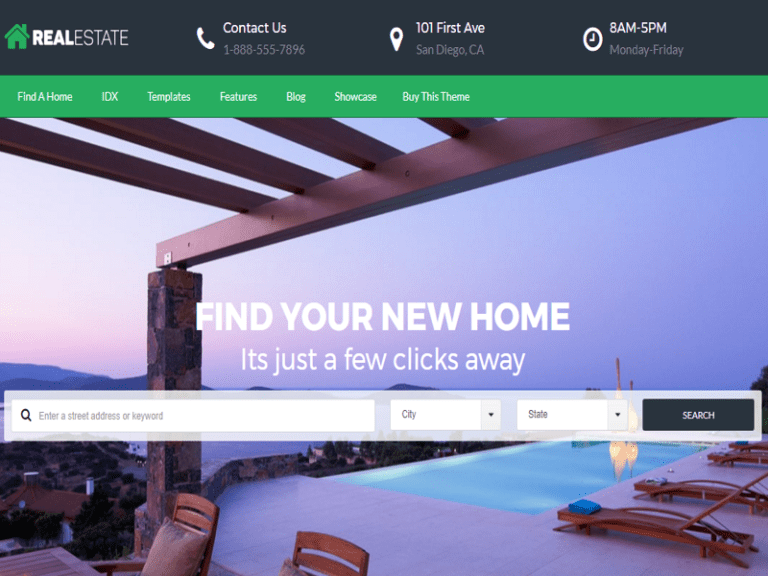Real Estate Management Portal Property Website