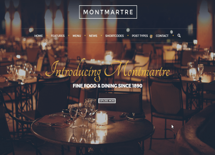 Restaurant Cafe Web Design