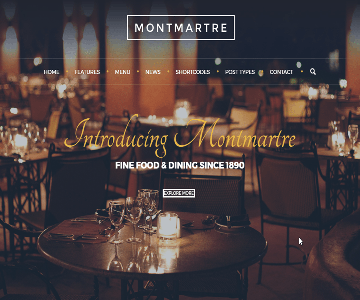 Restaurant Cafe Web Design