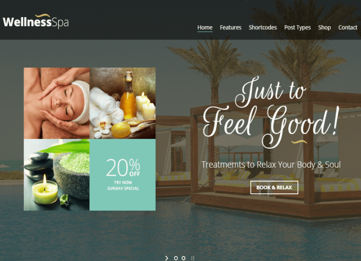 Premium Website Example for a Spa Wellness Center