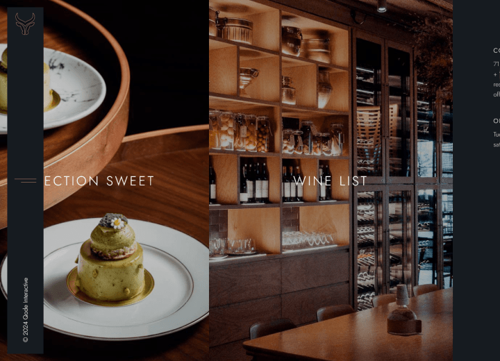 restaurant cafe website design and development project by vSolz Software Company