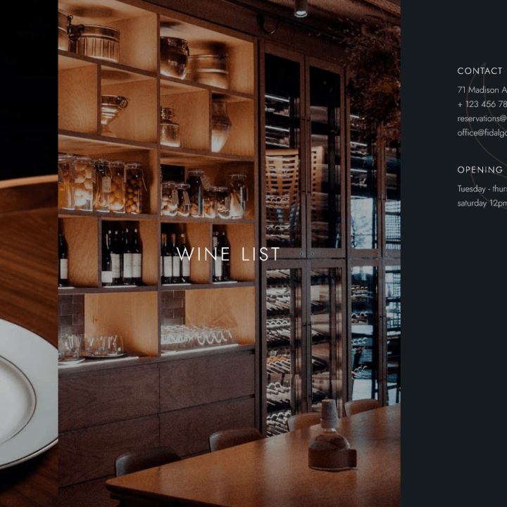 restaurant cafe website design and development project by vSolz Software Company