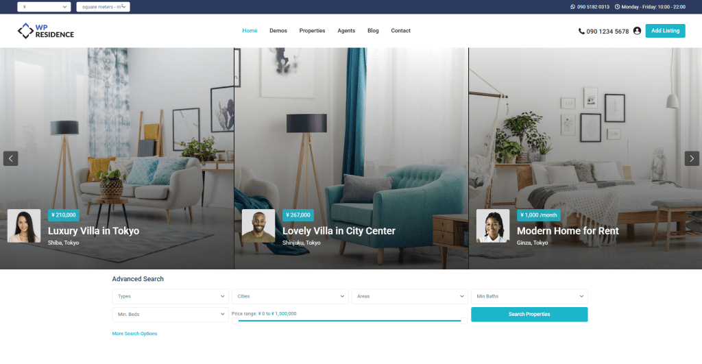 Real estate website Project Portfolio