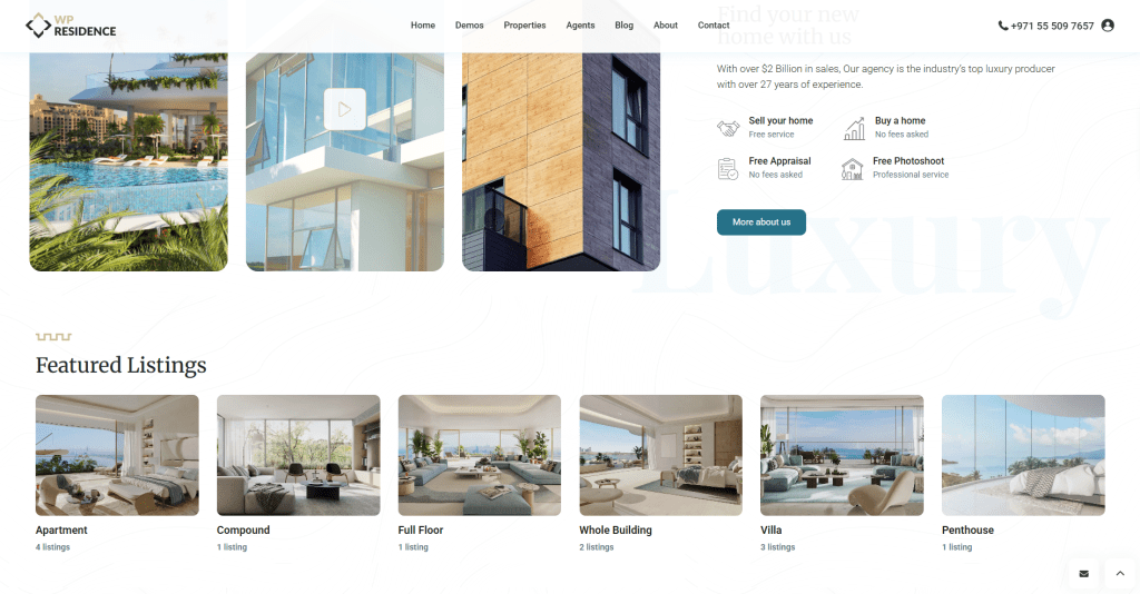 Real estate website Project Portfolio